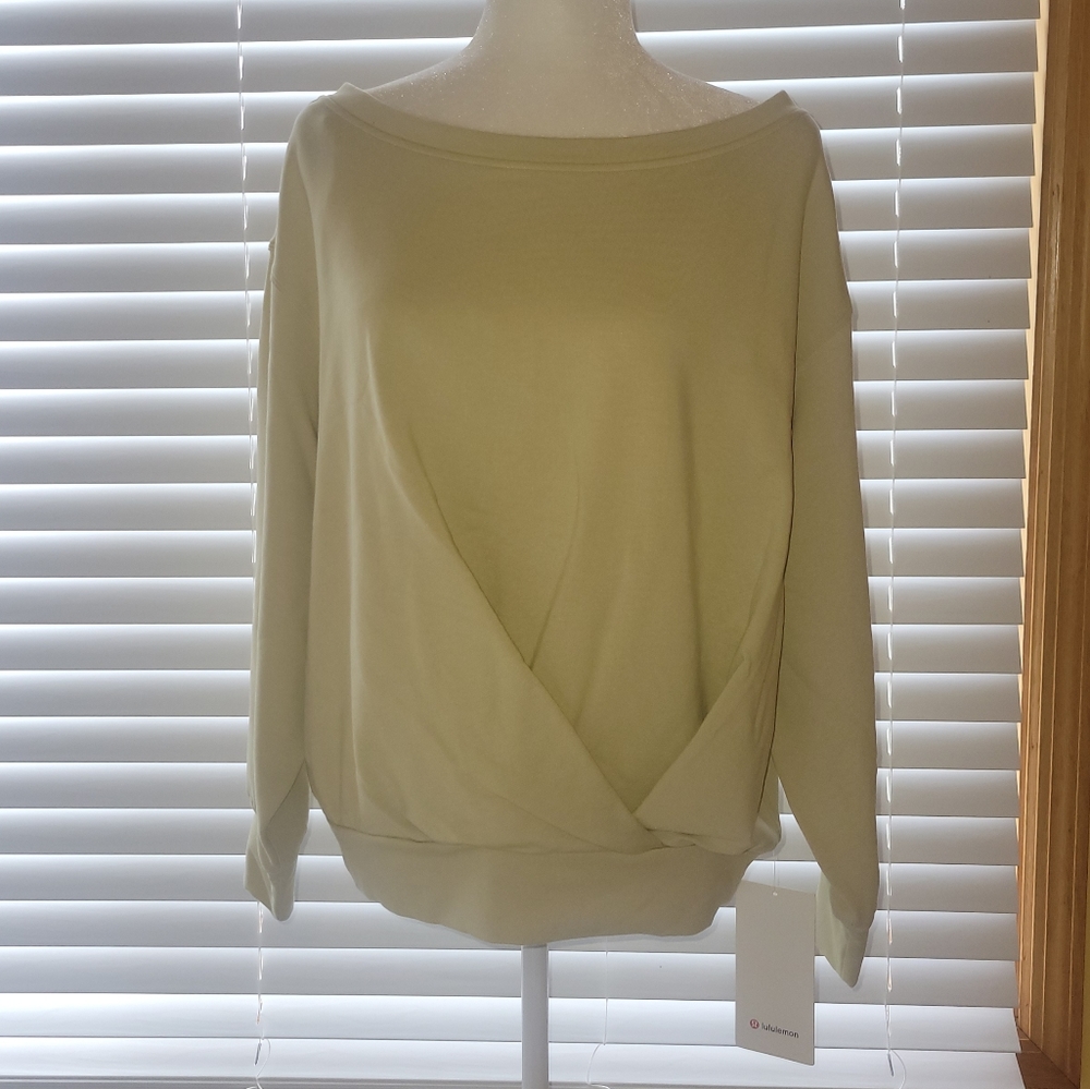 Lululemon Pleated Modal Fleece Pullover